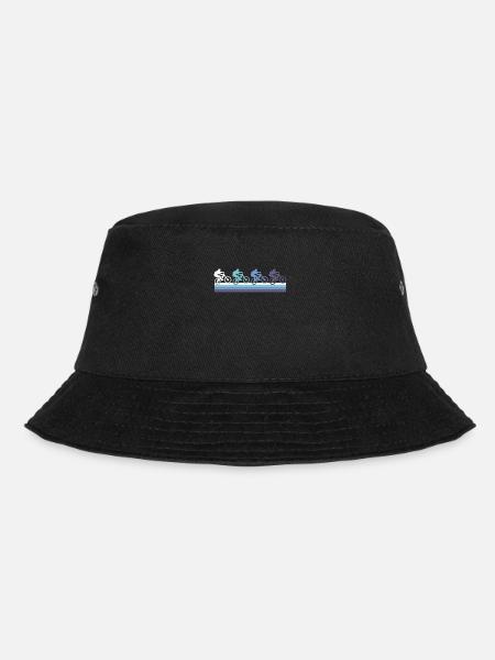 Mountainbike - Bucket Hat - Schwarz