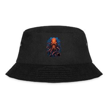 Alien Skull Octopus Squid Animal Creature - Bucket Hat - black - Front - Lela (165cm)
