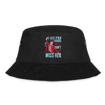 Happy Divorce Party I Lost 200 - Bucket Hat - black - Front - Lela (165cm)