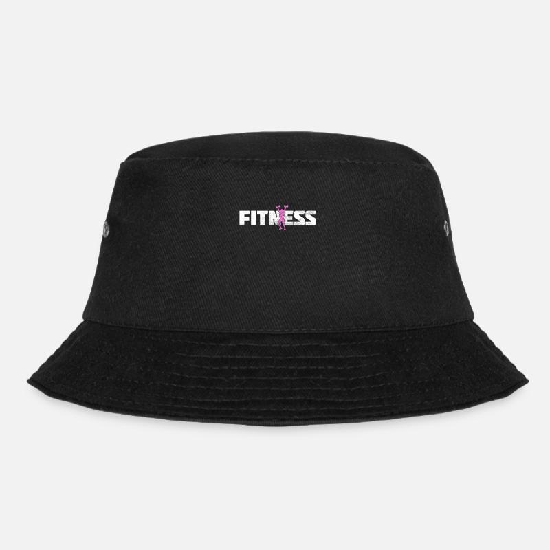 Fitness - Bucket Hat - Schwarz