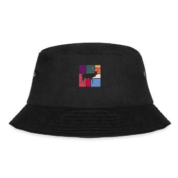 Hirsch - Bucket Hat - Schwarz - Vorne - Lela (165cm)