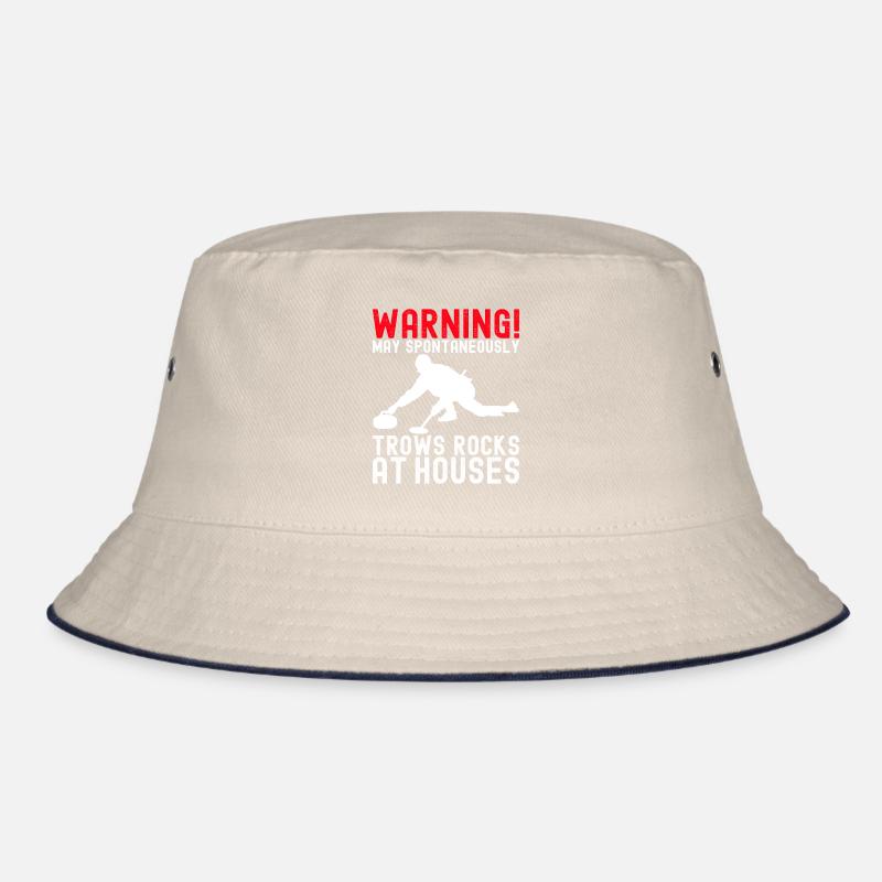 Curling Curlingspieler Bucket Hat