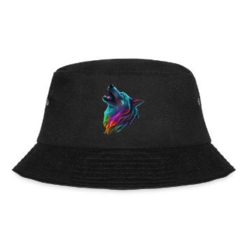 Wolf - Bucket Hat - black - Front - Lela (165cm)