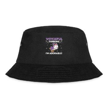 Unicorn Halloween Witch Witches I'm Adorable - Bucket Hat - black - Front - Lela (165cm)