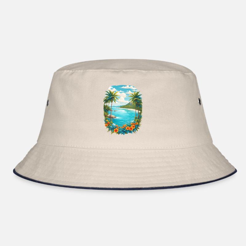 Karibik Insel Bucket Hat