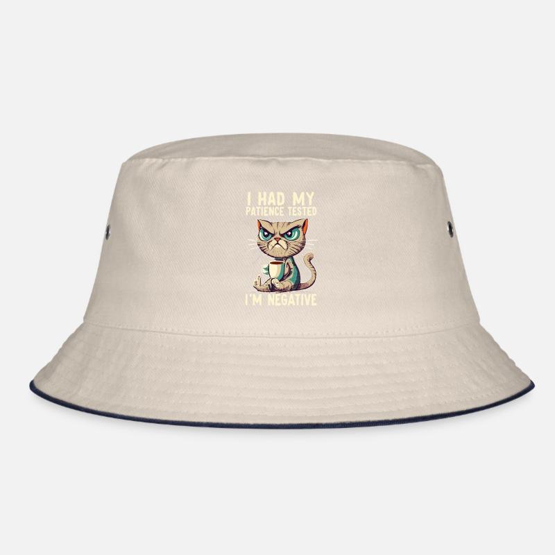 Lustiger Katzenliebhaber Katze Katzen Spruch Bucket Hat