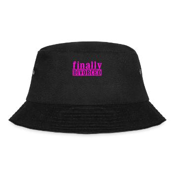 Happy Divorce Party Finally - Bucket Hat - Schwarz - Vorne - Lela (165cm)
