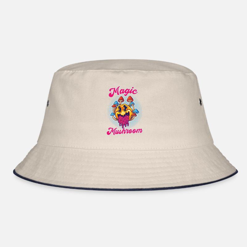 Magic Mushroom Psychedelic Art Bucket Hat