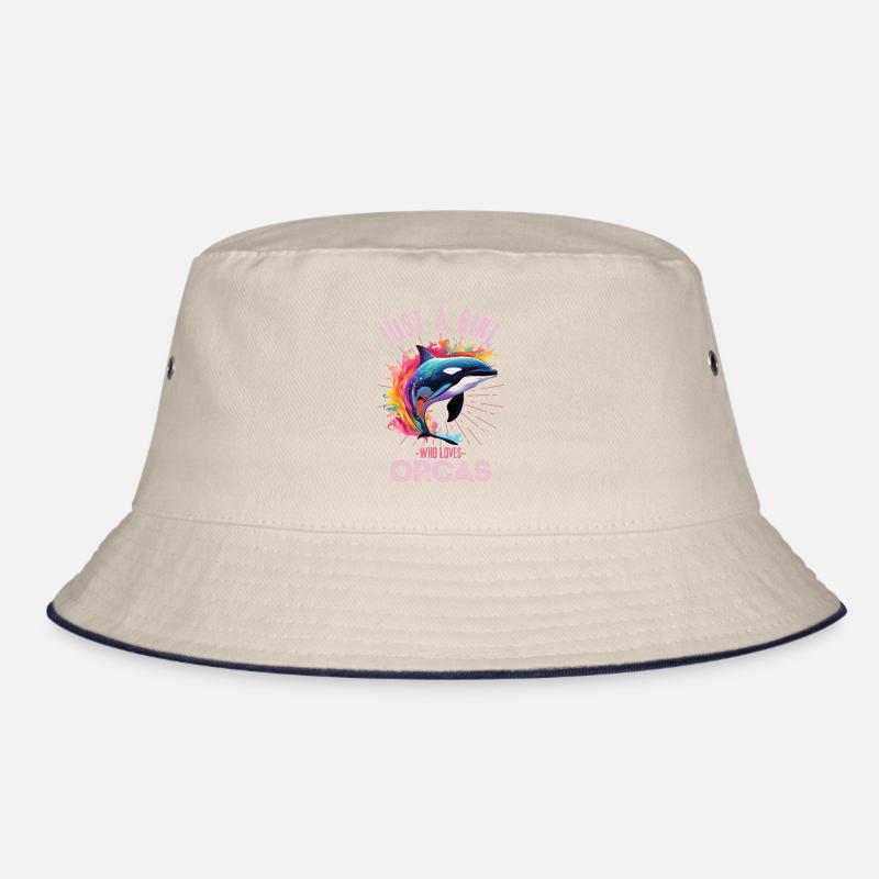 Bunter Schwertwal Orca Bucket Hat