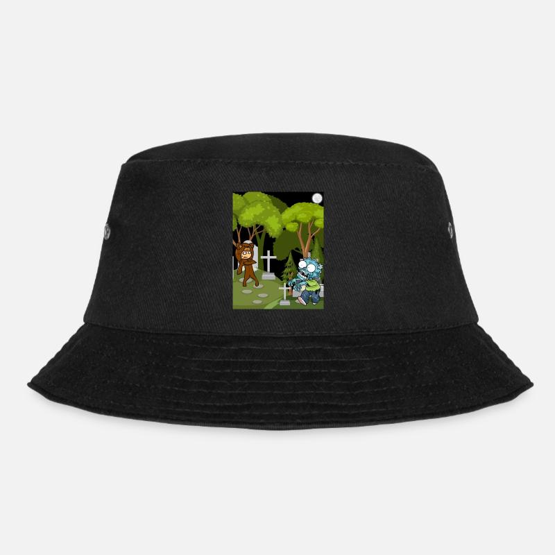 Friedhof der Zombies - Bucket Hat - Schwarz