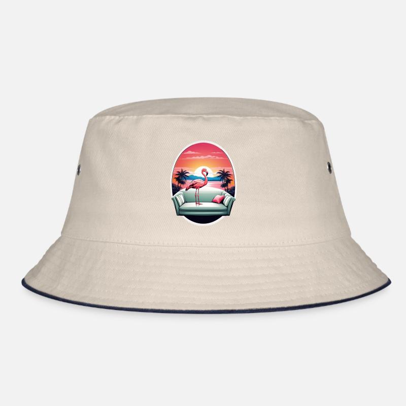 Flamingo Sofa Bucket Hat