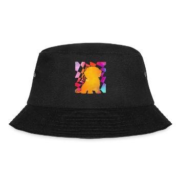 Havaneser Retro - Bucket Hat - Schwarz - Vorne - Lela (165cm)