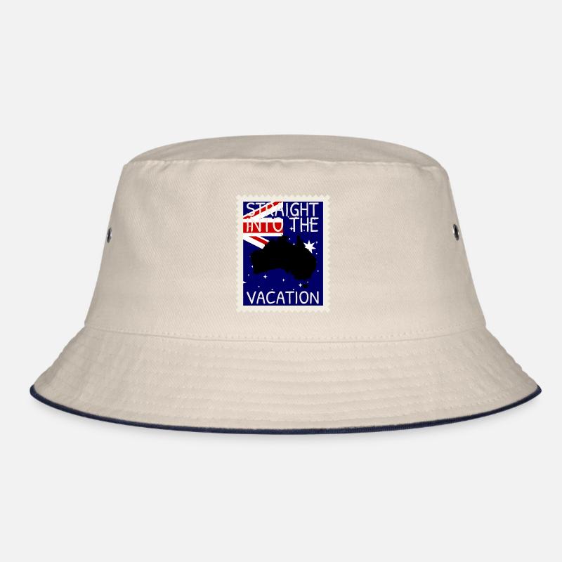 Australia Flag Down Under Australian Flag Bucket Hat