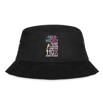 Field Hockey Field Hockey 90% - Bucket Hat - Schwarz - Vorne - Lela (165cm)