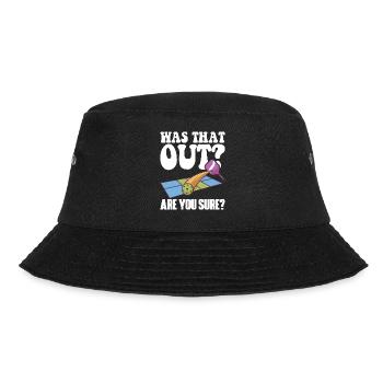 Pickleball Racket for Pickle Ball, Was That Out - Bucket Hat - black - Front - Lela (165cm)