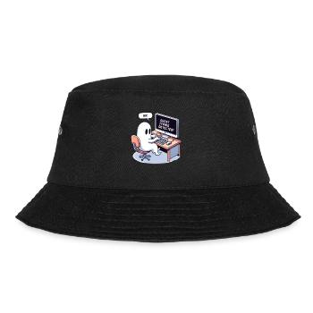 GHOST TYPING DETECTED! -Ah! - Bucket Hat - black - Front - Lela (165cm)