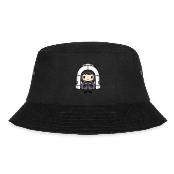 Igloo Eskimo Winter Comic - Bucket Hat - black - Front - Lela (165cm)