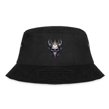 Gothik Okkult Rabe Gotik Schwarze Szene Wicca - Bucket Hat - Schwarz - Vorne - Lela (165cm)