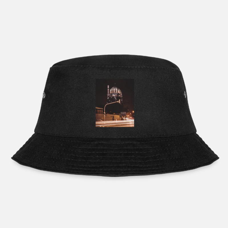 Jenidze Dresden Long exposure time - Bucket Hat - black