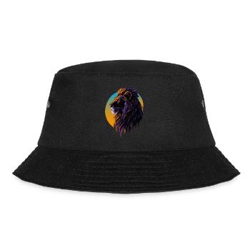 Majestic lion at sunset - Bucket Hat - black - Front - Lela (165cm)