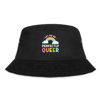 Let Me Be Perfectly Queer Drag Queen - Bucket Hat - Schwarz - Vorne - Lela (165cm)