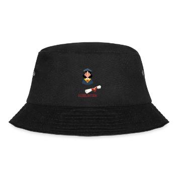 Bachelor's Mom - Bucket Hat - Schwarz - Vorne - Lela (165cm)