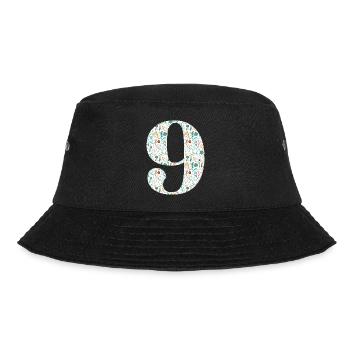 9th Floral Anniversary - Bucket Hat - black - Front - Lela (165cm)