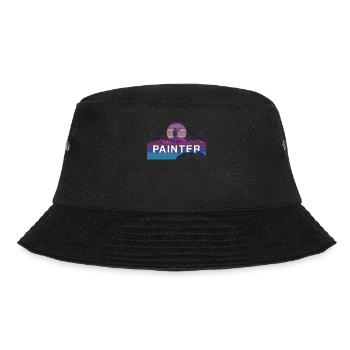 House Painter Decorator Retro 80s - Bucket Hat - black - Front - Lela (165cm)