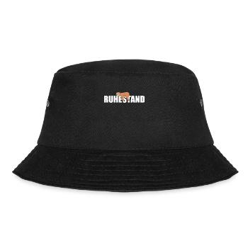 Ruhestand Rentner Rente Pension Renteneintritt - Bucket Hat - Schwarz - Vorne - Lela (165cm)