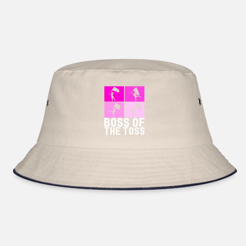 Flag Waving Marching Band Color Guard Bucket Hat