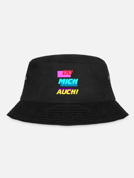 DU MICH AUCH - Bucket Hat - Schwarz