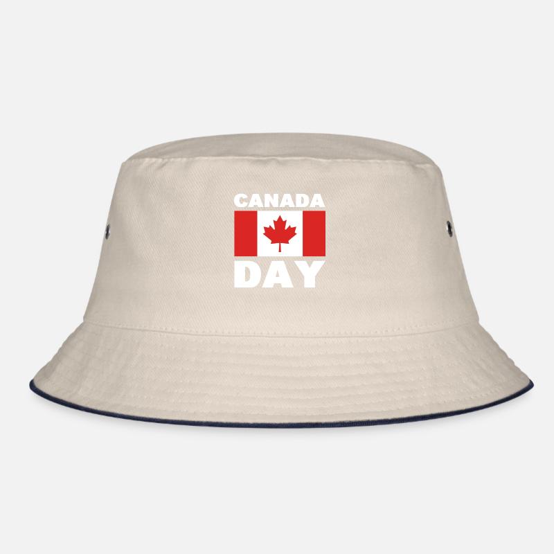 Canada Day Geograph Bucket Hat