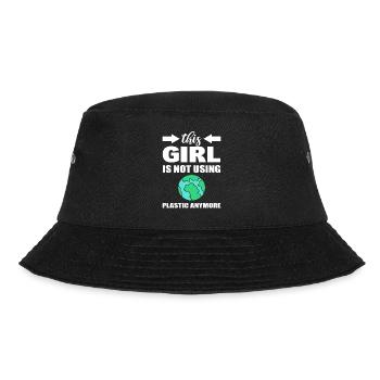 Erde Tag Naturschützer - Bucket Hat - Schwarz - Vorne - Lela (165cm)
