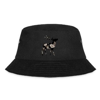 Hirsch - Bucket Hat - Schwarz - Vorne - Lela (165cm)