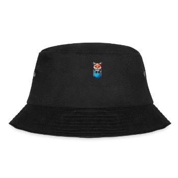 Fuchs Füchse Tier - Bucket Hat - Schwarz - Vorne - Lela (165cm)
