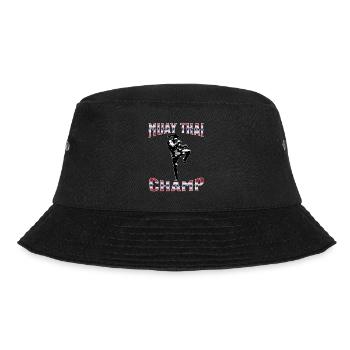 Muay Thai Boxing Muay Thai - Bucket Hat - Schwarz - Vorne - Lela (165cm)