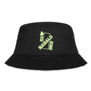 Couple Harald - Bucket Hat - Schwarz - Vorne - Lela (165cm)