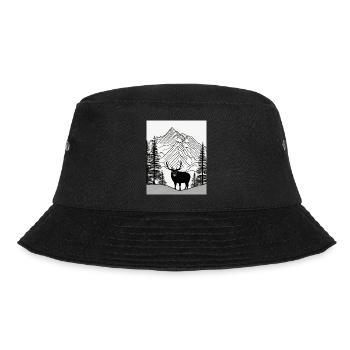 Simple Natur - Bucket Hat - Schwarz - Vorne - Lela (165cm)