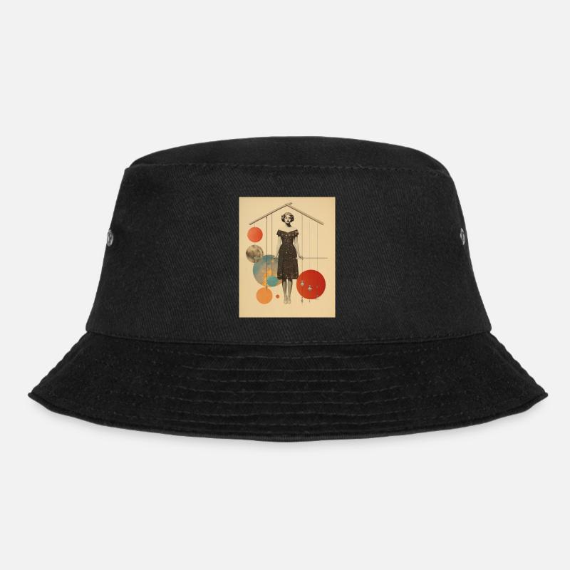 Waage - Bucket Hat - Schwarz