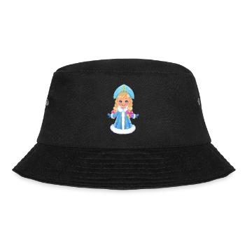 Ded Moroz Snegurotschka russischer Weihnachtsmann - Bucket Hat - Schwarz - Vorne - Lela (165cm)