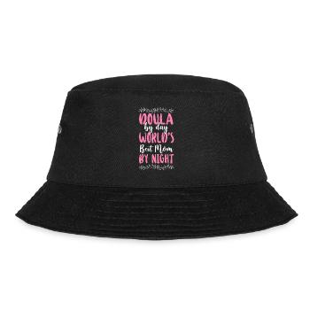 Doula Birth Worker Doula By Day - Bucket Hat - black - Front - Lela (165cm)
