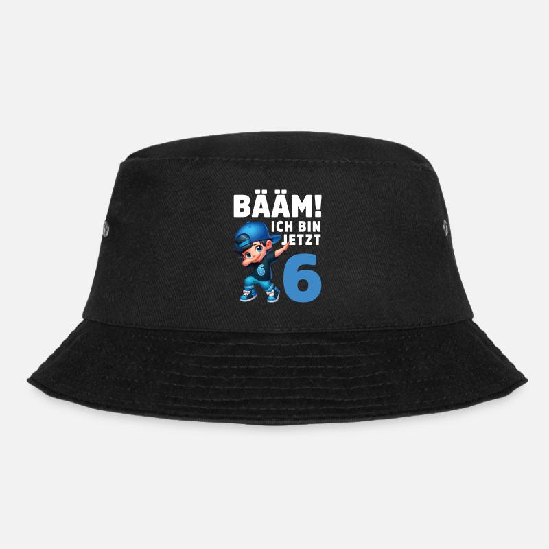 BÄÄM! Ich bin jetzt 6 - Bucket Hat - Schwarz