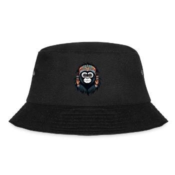 Gibbon - Bucket Hat - Schwarz - Vorne - Lela (165cm)