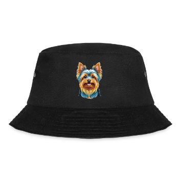 Yorkshire Terrier - Bucket Hat - black - Front - Lela (165cm)