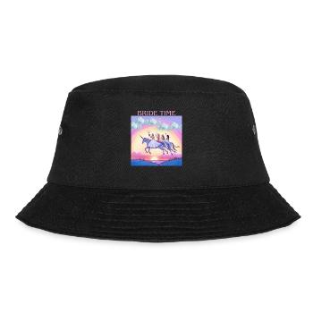Braut Zeit - Bucket Hat - Schwarz - Vorne - Lela (165cm)