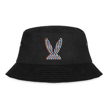 Easter | Easter Bunny | Easter Eggs | Picture in Picture - Bucket Hat - black - Front - Lela (165cm)