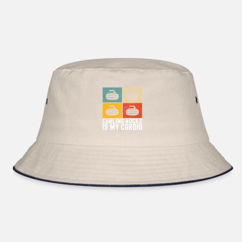 Curling Curlingspieler Bucket Hat