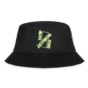 Jaymon als Couple - Bucket Hat - Schwarz - Vorne - Lela (165cm)