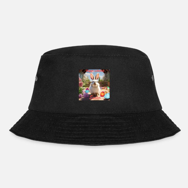Ostern - Bucket Hat - Schwarz