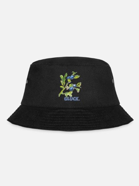 heidelbeere glück - Bucket Hat - Schwarz